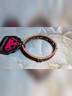 Paparazzi Antique Copper Filigree Bangle Bracelet
